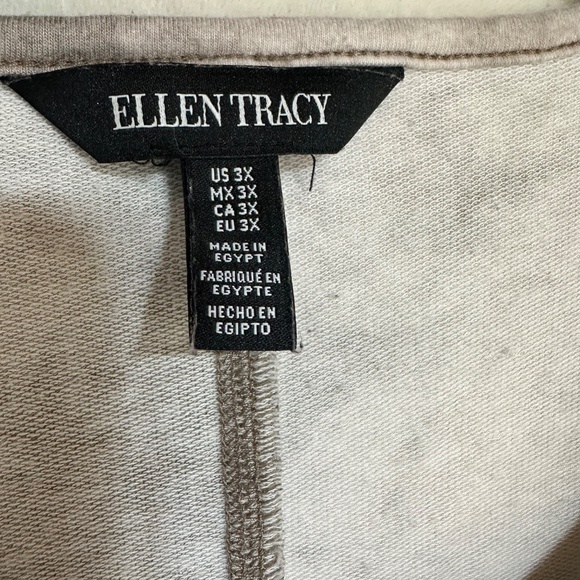 Ellen Tracy 2-Piece Women's Sweater & Sweatpants/Joggers 3X Tie Dyed Beige - Picture 10 of 12
